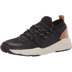 Amazon Kids Knit Sneaker black/tan | Sz 4 Big Kid